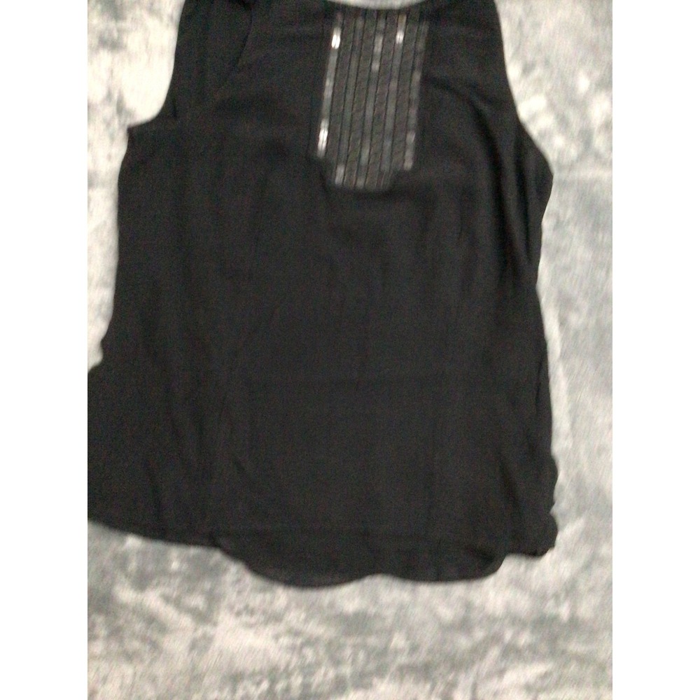 ANN TAYLOR   Black Sheer Blouse Size‎ 4